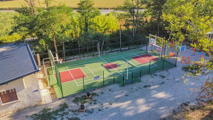Tennis court Camping les Violettes